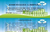 Produccion de Energia Electrica a Travez El Hidrogeno