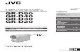 Manual Camera Video JVC