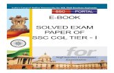 Ssc Cgl Free Guide SSC CGL Tier 1 Solved Papers