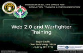 Web2.0 and Warfighter Training