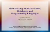 Basic Lecture on Domains and Webhosting