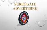 Surrogate Advertising - Advertising and Sales Promotion