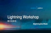 Salesforce Lightning workshop Hartford - 12 March