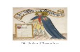 Sir John Chandos: The Perfect Knight - Chivalry    John Chandos The Perfect Knight ... and to Noel Brindley for the suggestion about Sir Gawain ... 1st Duke of Lancaster, as