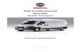 Fiat Professional Ducato - .Fiat Professional Ducato Goods transport Technical specifications Ed