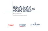 Reliable Control Valves Solutions for Industry Leaders Control Valves Solutions for ... Antisurge Control Control ValveControl Valve ... Reliable Control Valves Solutions for Industry