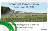 Amway All Purpose Spray Adjuvant (APSA) - Home | Amway of ... Amway All Purpose Spray Adjuvant (APSA)