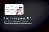 Factores Google SEO