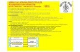 HIMALAYAN SCHOLARSHIP PROJECT Scholarship Account-Book ...    HIMALAYAN SCHOLARSHIP PROJECT