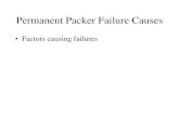 Packer failure