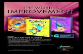 VOCABULARY FOR SUCCESS - .VOCABULARY FOR SUCCESS NEW FROM THE PUBLISHER OF VOCABULARY WORKSHOP