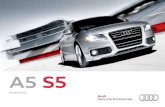 A5 S5 - .5 A5 S5 Accessories Front spoiler with blade insert1 This Audi designed styling component