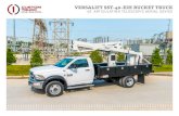 VERSALIFT SST-40-EIH BUCKET TRUCK .versalift sst-40-eih bucket truck 40â€™ articulating telescopic