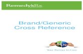 Brand/Generic Cross Reference - Remedyâ€™s Specialty ... Brand Name / Generic Name v.2 BRAND NAME
