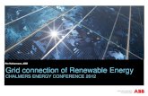 Per Halvarsson, ABB Grid connection of Renewable GW 50 GW 50 GW 300 GW Potential additional hydro power