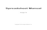 Spreadsheet Manual - Ensign So .Spreadsheet Manual Ensign 10 ... Table of Contents Spreadsheet