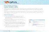 Introducing: GTA XML API - GTA Introducing: GTA XML API GTA provides the technology that enables developers