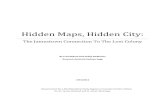 Hidden Maps, Hidden City - The Lost Colony Center .1 HIDDEN MAPS, HIDDEN CITY: THE JAMESTOWN CONNECTION