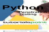 Python Penetration Testing - ... Python Penetration Testing 1 Pen test or penetration testing, may be