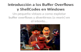 Introducci³n a los Buffer Overflows y ShellCodes