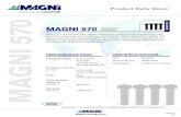 PERFORMANCE DATA OEM SPECIFICATIONS - Magni .FCAPS-9295 General Motors GMW 4707. MAGNI 570. Volkswagen