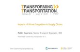 Impacts of Urban Congestion in Supply Chains