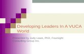 Foursight Presentation on Leadership Development Program Offerings