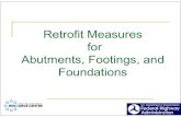 Retrofit Measures for Abutments Footings and Abutments, Footings