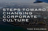 Steps Toward Changing Corporate Culture
