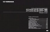 MOXF6/MOXF8 Data List - Yamaha Corporation .MOXF6/MOXF8 Data List 2 PRE1 (MSB=63, LSB=0) ... 91 F11