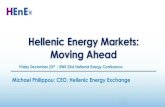 Hellenic Energy Markets: Moving Ahead - iene.eu .10 bcm (20 bcm) / year IGB pipeline 3 bcm (5 bcm)