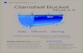 Model A-S Clamshell Bucket Brochure - Eagle West Equipment