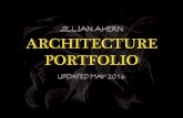 JILLIAN AHERN ARCHITECTURE PORTFOLIO MAY2016