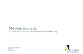 Introduction au Social Media Marketing / CELSA - 2016