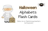 Free halloween alphabetsflashcards