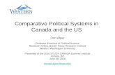 The Canadian Political System:  A Comparative Perspective