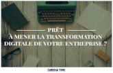 Presentation Eureka Time Agence Transformation Digitale, Paris