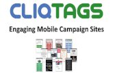 CliqTags - Engaging Mobile Campaign Sites