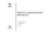 Radionica o digitalnoj televiziji ( ) - hakom.hr .Zavod za radiokomunikacije Sadr¾aj â™¦ Implementacija