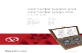 Connector Gages and Connector Gage Kits - .SMA 0.0005 A027 Two push-on gages measure female and male