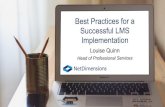 Best Practices for a Successful LMS Implementation