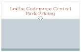 Lodha Codename Central Park Pricing