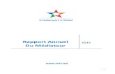 Rapport Annuel 2015 Du M©diateur - snrt.ma DU MEDIATEUR Exercice 2015.pdf  1 Rapport Annuel Du