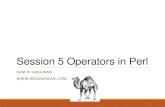 Perl programming session 5 operators in perl