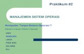 Manajemen Sistem Operasi - msp.fpik.ipb.ac.id #2 Komputer Tanpa Sistem Operasi ? MANAJEMEN SISTEM OPERASI