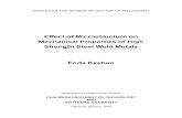 Thesis_Effect of Microstructure on Mechanical Properties