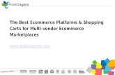The best ecommerce platforms &shopping carts for multi vendor ecommerce marketplaces