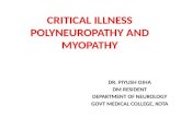 Critical illness Polyneuropathy & Myopathy