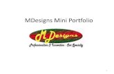 MDesigns Mini Portfolio1