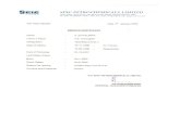 SPIC Petrochemicals Certificate